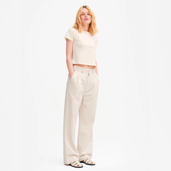 MATE the Label Pants - MATE the Label Tencel twill pleated trouser